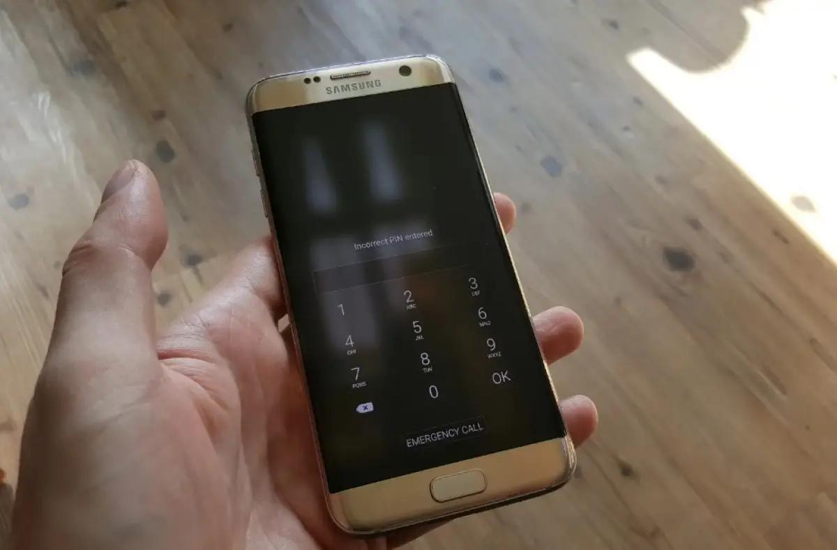 Ilustrasi lupa password Android.