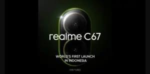 Realme C67 akan debut global di Indonesia. (Sumber: Realme)