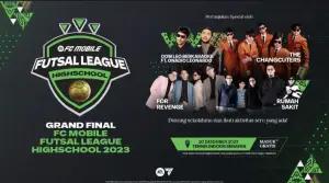 EA SPORTS FC Mobile sedang menjalankan pertandingan futsal antar SMA se-JABODETABEK. (FOTO: Komunitas EA SPORTS FC Mobile Indonesia)