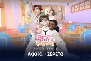 Agate International mengumumkan kolaborasinya dengan Zepeto, dalam peluncuran BFF Signal dalam fitur ‘World’ di Zepeto. (FOTO: Agate International)