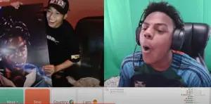 IShowSpeed saat dipameri lukisan oleh Dandy, salah satu fans dari Indonesia. (Sumber: Youtube IShowSpeed)