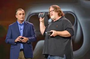 Gabe Newell dan Mike Harrington, pendiri Valve. (Sumber: The Wall Streets Journal)