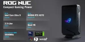 Keunggulan Mini PC Asus ROG NUC. (Sumber: ROG)