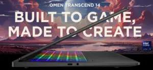 HP Omen Transcend 14. (Sumber: Omen)