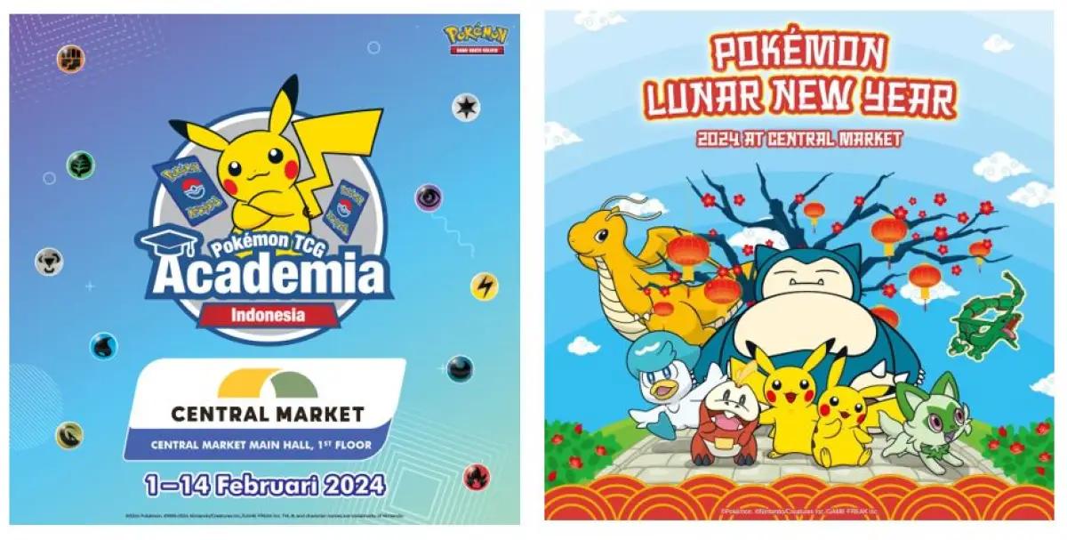 AKG Entertainment kembali menggelar event Pokémon di Indonesia. Pokémon Trading Card Game (TCG) Academia dan Pokémon Lunar New Year berlangsung di Central Market Pantai Indah Kapuk (PIK), Jakarta Utara (FOTO: AKG Entertainment)