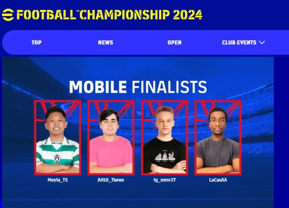 Finalis Mobile eFootball FC Barcelona Club Event 2024. (SUmber: Konami)
