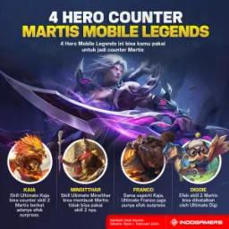 4 Hero Counter Martis Mobile Legends (FOTO: Schnix)