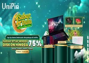 Promo top-up UniPin selama Ramadan buat para gamers. (FOTO: Dok.UniPin)