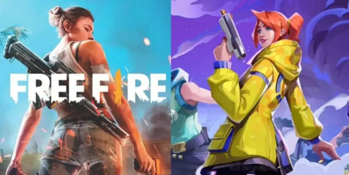 Sigma Battle Royale dan Free Fire. (Sumber: Dafunda)