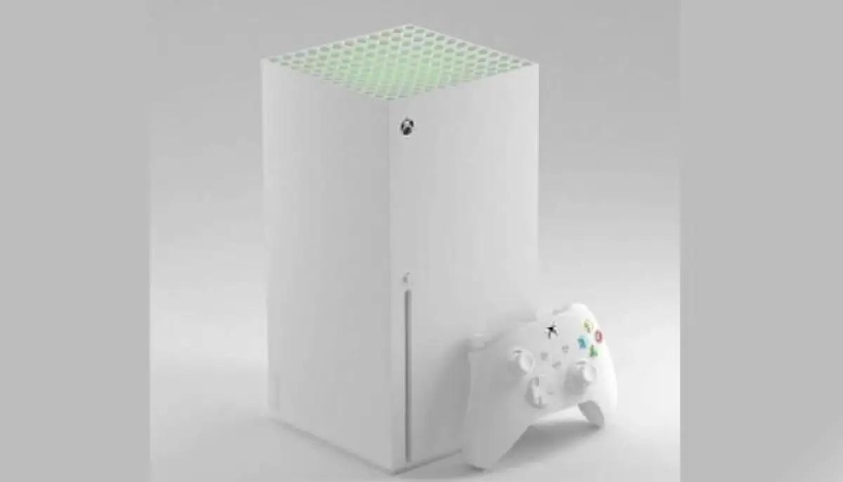 Xbox X warna putih. (Sumber: The Shortcut)
