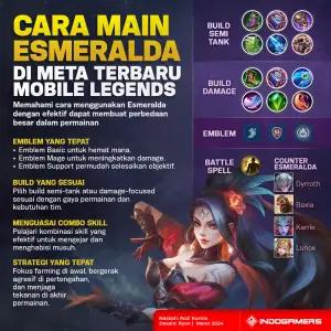 Cara Main Esmeralda di Meta Terbaru Mobile Legends (FOTO: Schnix)