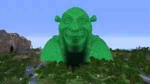 Minecraft x Shrek. (Sumber: Gamerant)