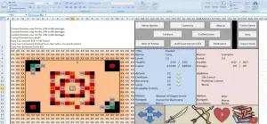 Ilustrasi game di Excel. (Sumber: UpSlide)