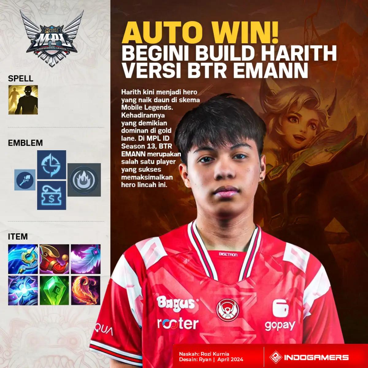 Auto Win! Begini Build Harith versi BTR EMANN (FOTO: Schnix)