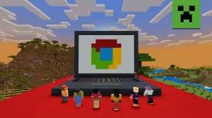 Ilustrasi Minecraft di Chromebook. (Sumber: The Keywoard)