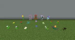Bunga di game Minecraft. (Sumber: The Minecraft Wiki)
