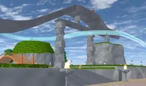 Waterboom di Sakura School Simulator. (Sumber: Sakura Wiki)