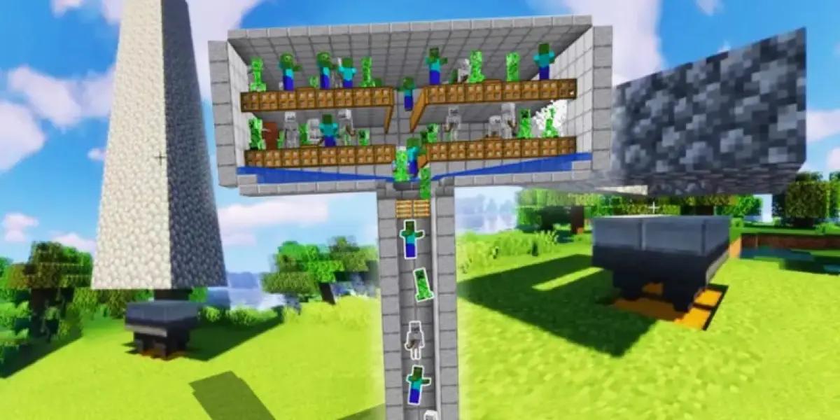 Mob Farm di Minecraft. (Sumber: Screen Rant)