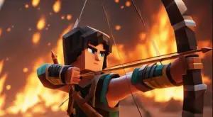 Panah di game Minecraft. (Sumber: My Home Base Life)