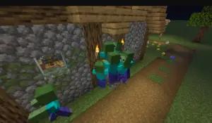 Zombie di game Minecraft. (Sumber: Minecraft Fandom)