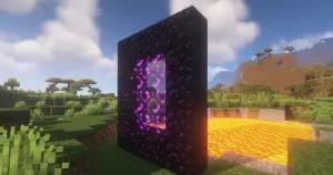 Portal Nether. (Sumber: Minecraft)