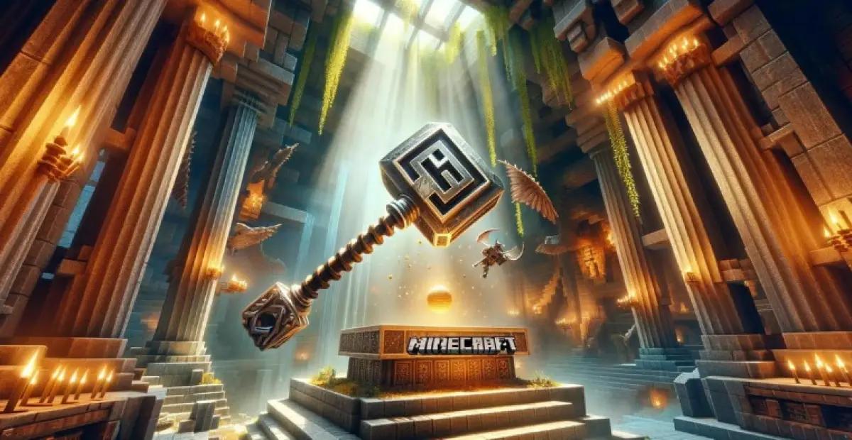 Senjata Mace di Minecraft. (Sumber: Gaming Moves)