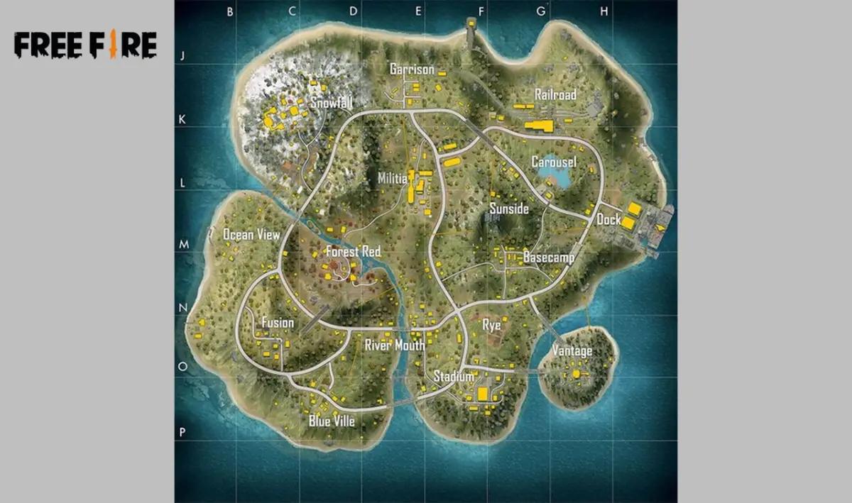 Map Alpine Free Fire (FOTO: Garena)