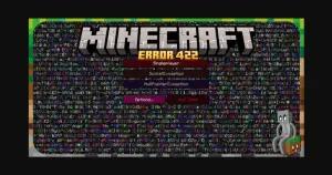 Minecraft Error 422. (Sumber: Minecraft France)