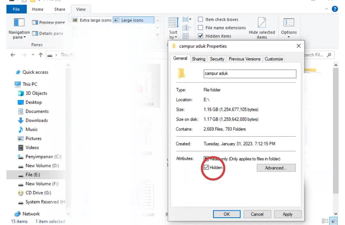 Sembunyikan laptop Windows dengan mudah (FOTO: Indogamers.com/PembasmiBocil)