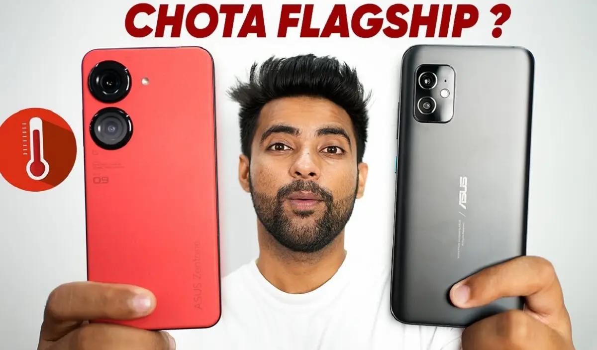 Perbedaan HP ASUS Zenfone 8 dan ASUS Zenfone 9 (Foto: YouTube/HFV Unbox)