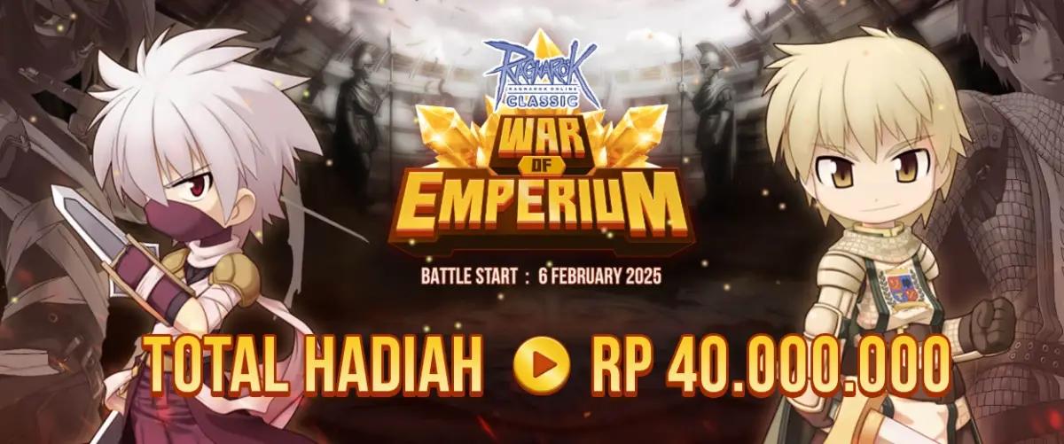 War of Emperium di game Ragnarok Calssic. (Sumbert: Ragnarok Calssic)