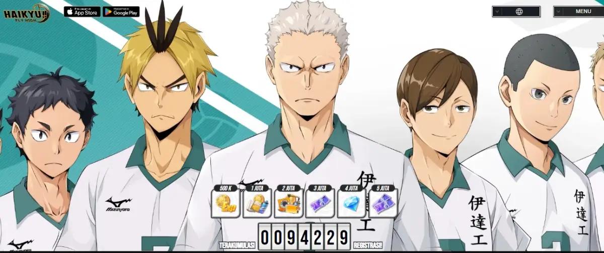 Game Haikyu!! Fly High. (Sumber: Garena)