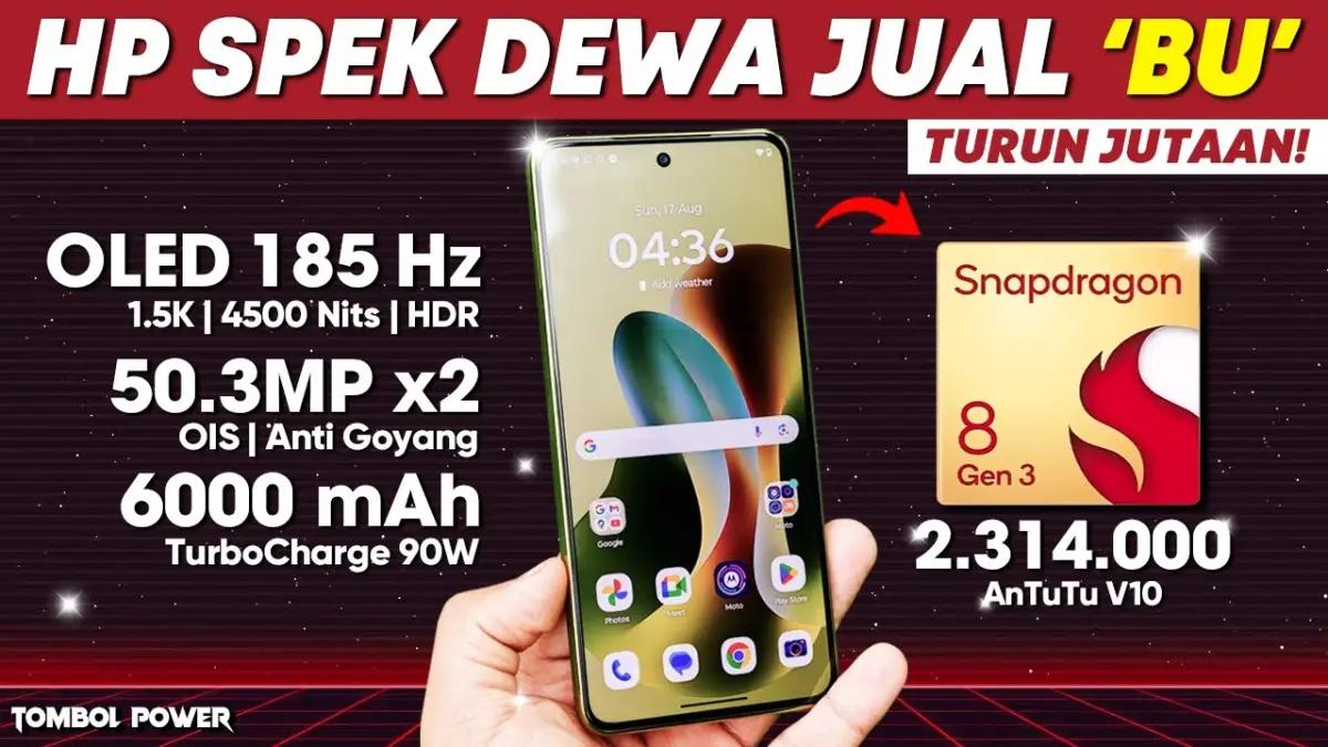 MELEDAK! 7 HP 'SPEK DEWA' Turun Harga GILA-GILAAN di Oktober 2025, Mulai dari Rp3 Jutaan!(FOTO: Tombol Power)
