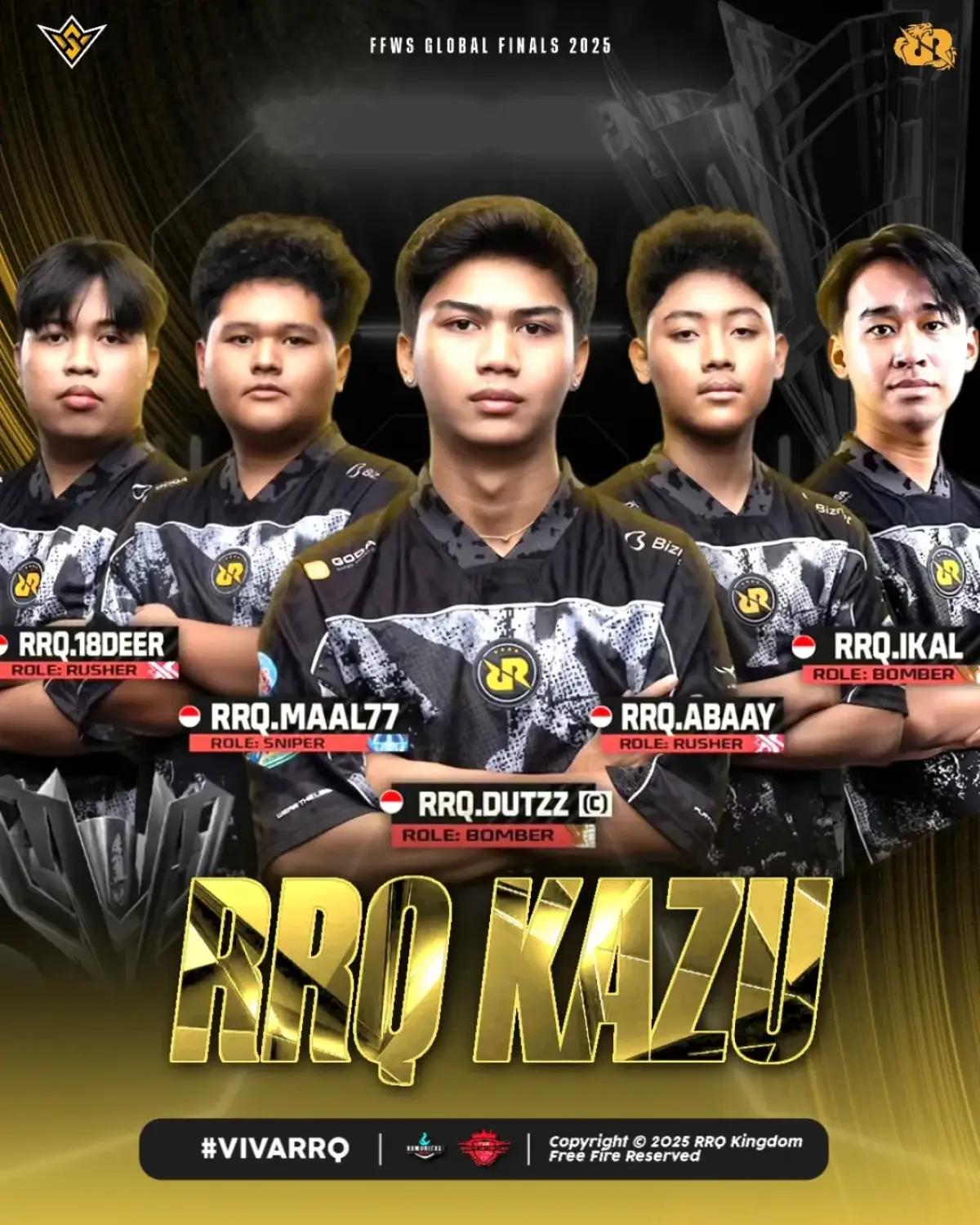 RRQ Kazu (FOTO: Instagram/rrqkingdom.ff)