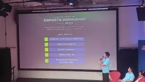 Acara press conference dan talkshow ini didukung U.S. Embassy Jakarta, American Spaces Indonesia, serta Pengurus Besar Esports Indonesia (PBESI). (FOTO: Indogamers.com/Ica Juniyanti)