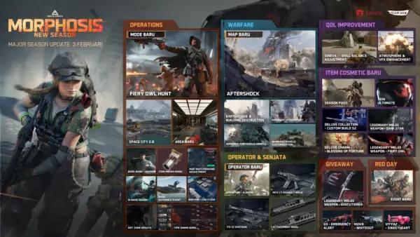 Garena Delta Force Rilis Season Morphosis, Hadirkan Operator dan Map Baru(FOTO: Garena)