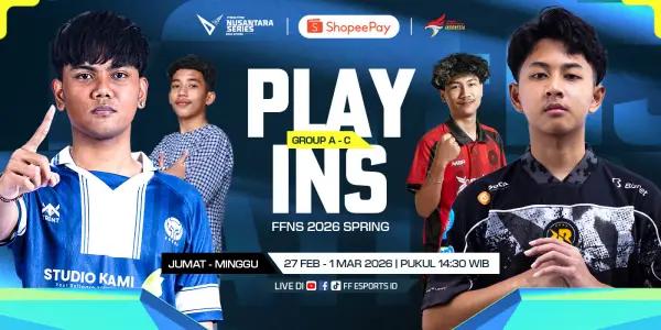 Play-ins FFNS 2026 Spring Dimulai Hari Ini, 36 Tim Berebut Tiket Grand Finals Palembang!(FOTO: Garena)