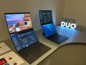 ASUS kenalkani lini laptop premium dari ASUS Zenbook DUO terbaru, Zenbook S Series, Zenbook 14 OLED, hingga Vivobook AI Series. (FOTO: Indogamers.com/Ica Juniyanti)