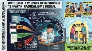 Bahaya Radikalisme Digital Incar Anak Lewat Game Online (FOTO: Gemini AI)