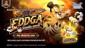 Ragnarok Online Classic game MMORPG resmi membuka pra-registrasi untuk Server EDDGA (FOTO: Dok.)