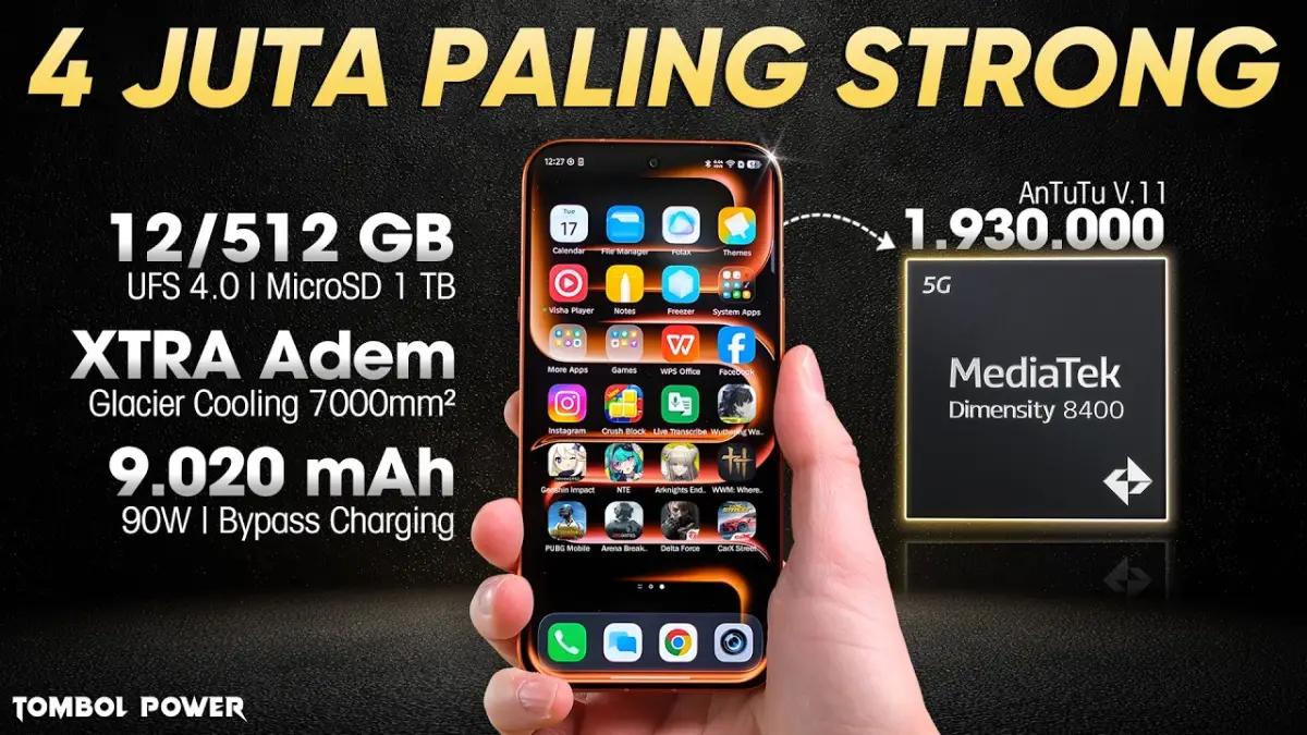 7 HP Gaming 4 Jutaan Terbaik Juli 2026 dengan Spek Paling Monster(FOTO: YT Tombol Power)