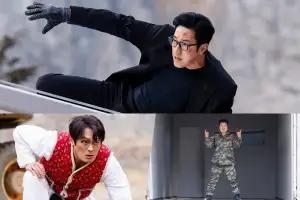 Dads in Glasses Dilawan! So Ji Sub Obrak-Abrik Musuh di Agent Kim Reactivated(FOTO: Soompi.com)