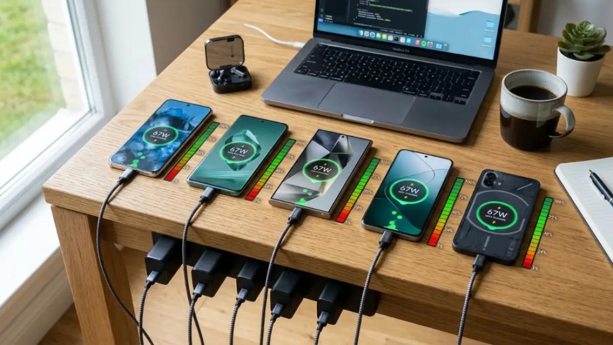 5 HP Fast Charging 67W Terbaik 2026, Nggak Perlu Nunggu Lama(FOTO: Istimewa)