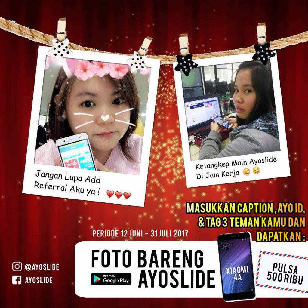 Ikuti Foto Bareng AyoSlide Berhadiah Xiaomi 4A