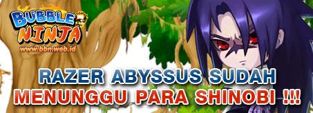 Bubble Ninja Bagi-Bagi Mouse Razer Abyssus!