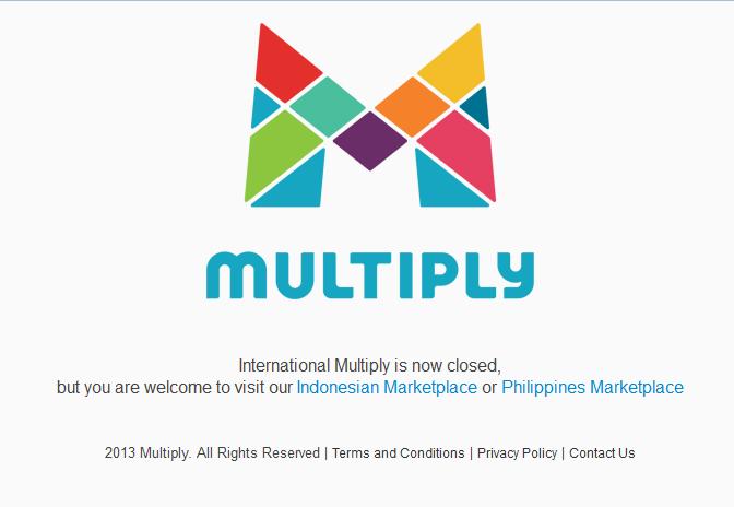 6 Mei, Situs Besar Multiply Akan Ditutup