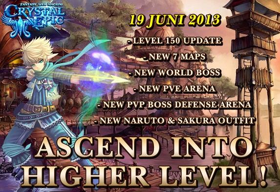 Crystal Epic Update Besar-Besaran! Dapatkan juga kostum Naruto dan Sakura!