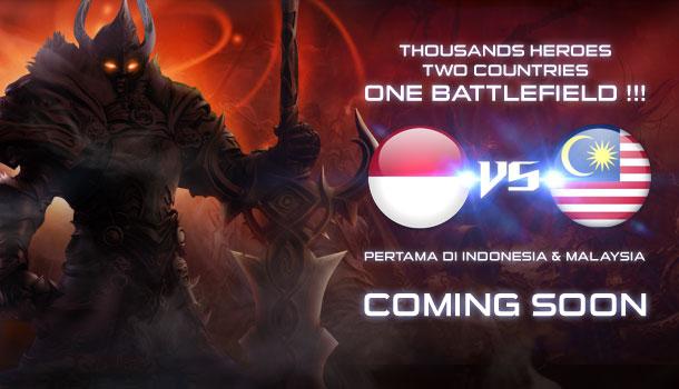 War of the Immortals Perang Antar Negara Digelar, Indonesia Vs Malaysia!