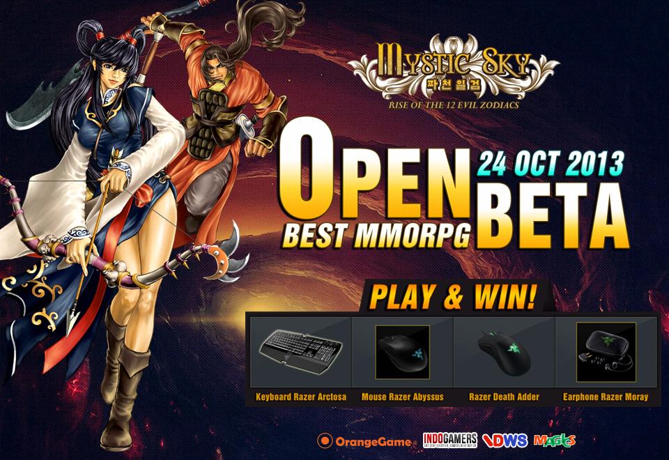 OBT Mystic Sky Berhadiah Banyak Sekali Peripheral Gaming!