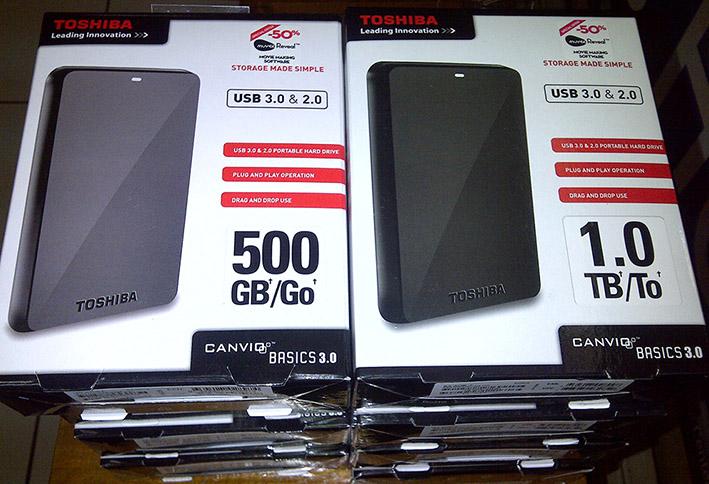 Review Toshiba External Storage Canvio 500GB USB 3.0